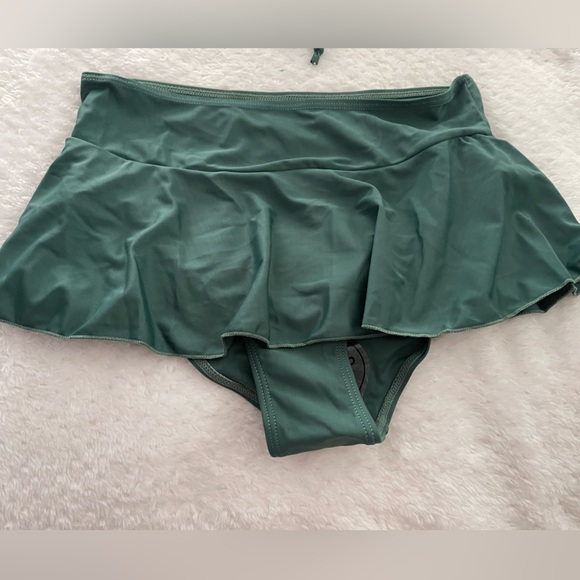 Women’s Olive Green Push Up Gingham Bikini Swimsuit - Picture 4 of 4